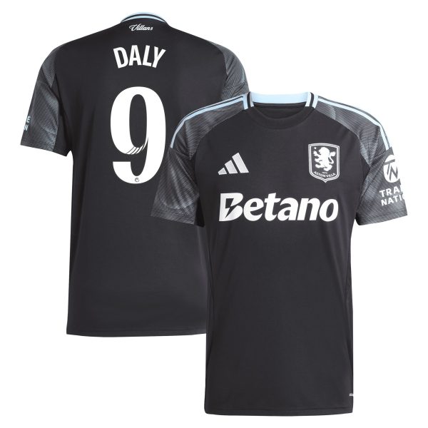 aston villa adidas wsl away shirt 2025-26 with daly 9 printing Collection | Aston Villa Shirts and Official Gear
