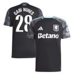 aston villa adidas wsl away shirt 2025-26 with gabi nunes 28 printing Collection | Aston Villa Shirts and Official Gear