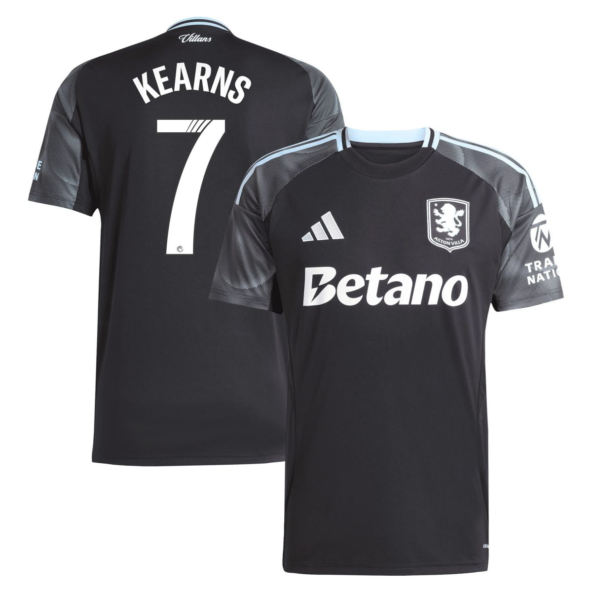 aston villa adidas wsl away shirt 2025-26 with kearns 7 printing Collection | Aston Villa Shirts and Official Gear