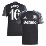 aston villa adidas wsl away shirt 2025-26 with maritz 16 printing Collection | Aston Villa Shirts and Official Gear
