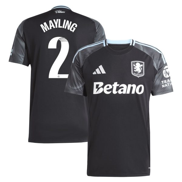 aston villa adidas wsl away shirt 2025-26 with mayling 2 printing Collection | Aston Villa Shirts and Official Gear