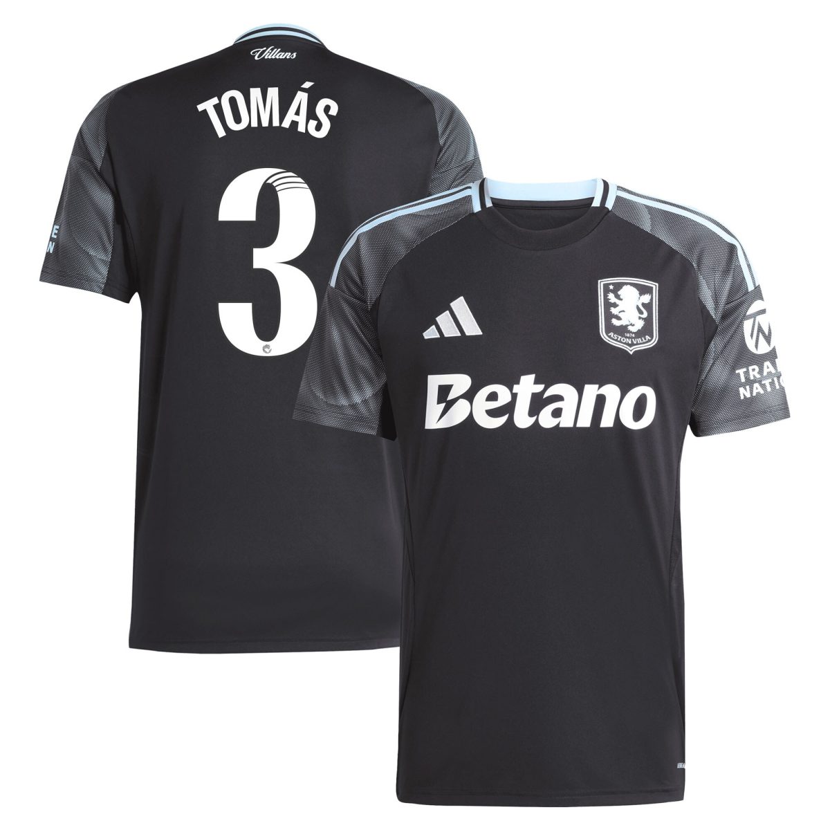 aston villa adidas wsl away shirt 2025-26 with tomás 3 printing Collection | Aston Villa Shirts and Official Gear