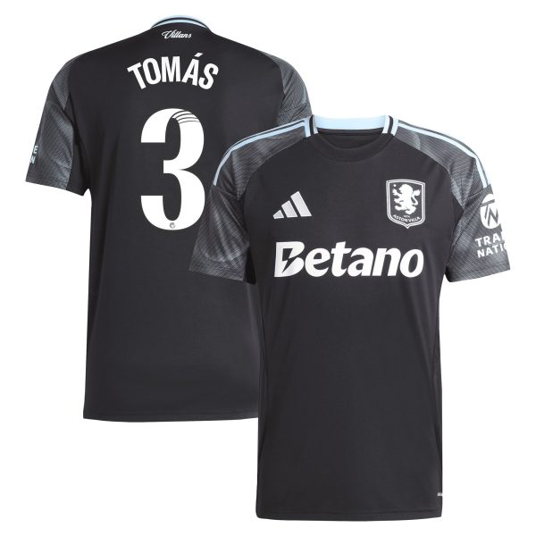 aston villa adidas wsl away shirt 2025-26 with tomás 3 printing Collection | Aston Villa Shirts and Official Gear