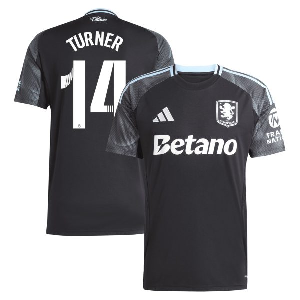 aston villa adidas wsl away shirt 2025-26 with turner 14 printing Collection | Aston Villa Shirts and Official Gear