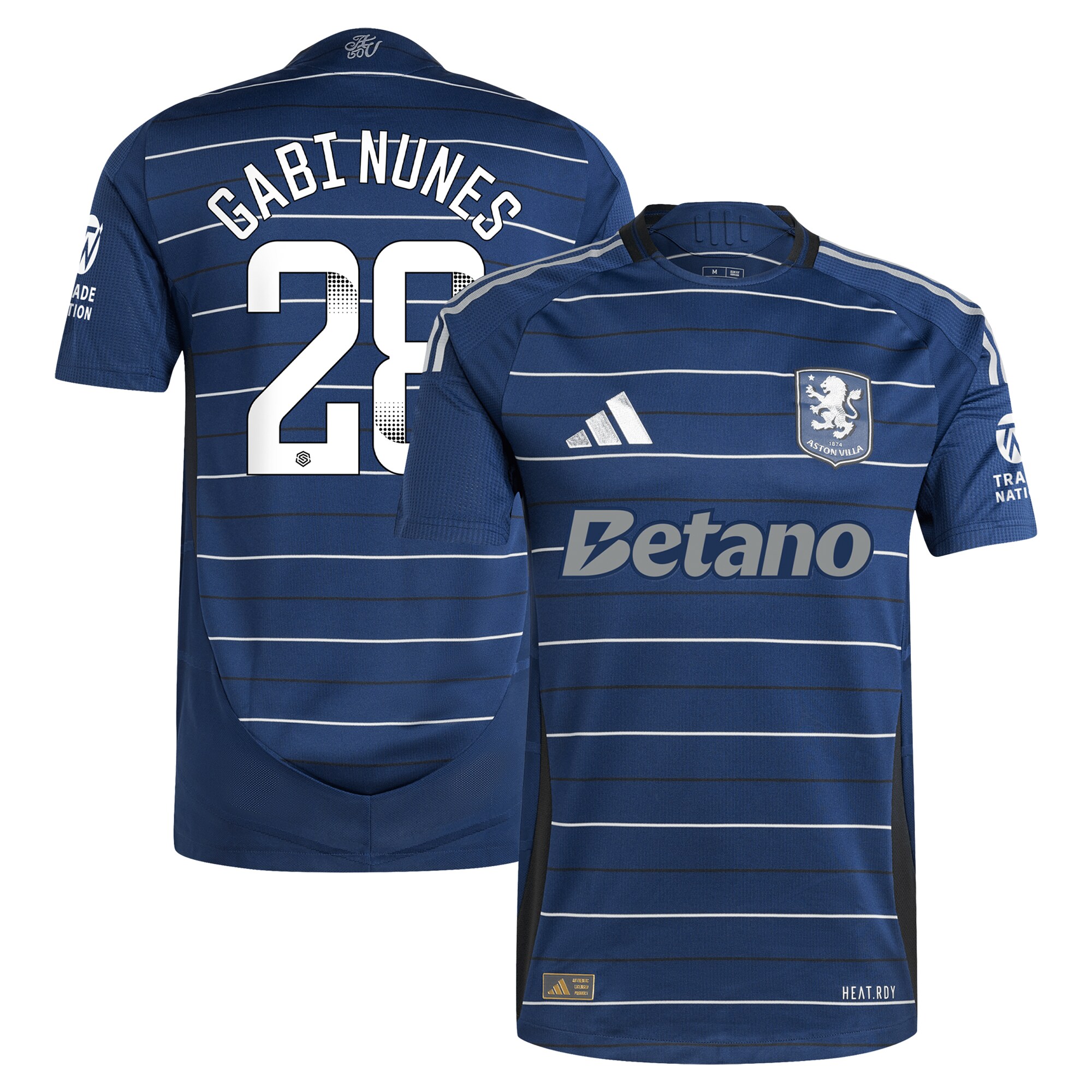 aston villa adidas wsl third authentic shirt 2024-25 with gabi nunes 28 printing Collection | Aston Villa Shirts and Official Gear