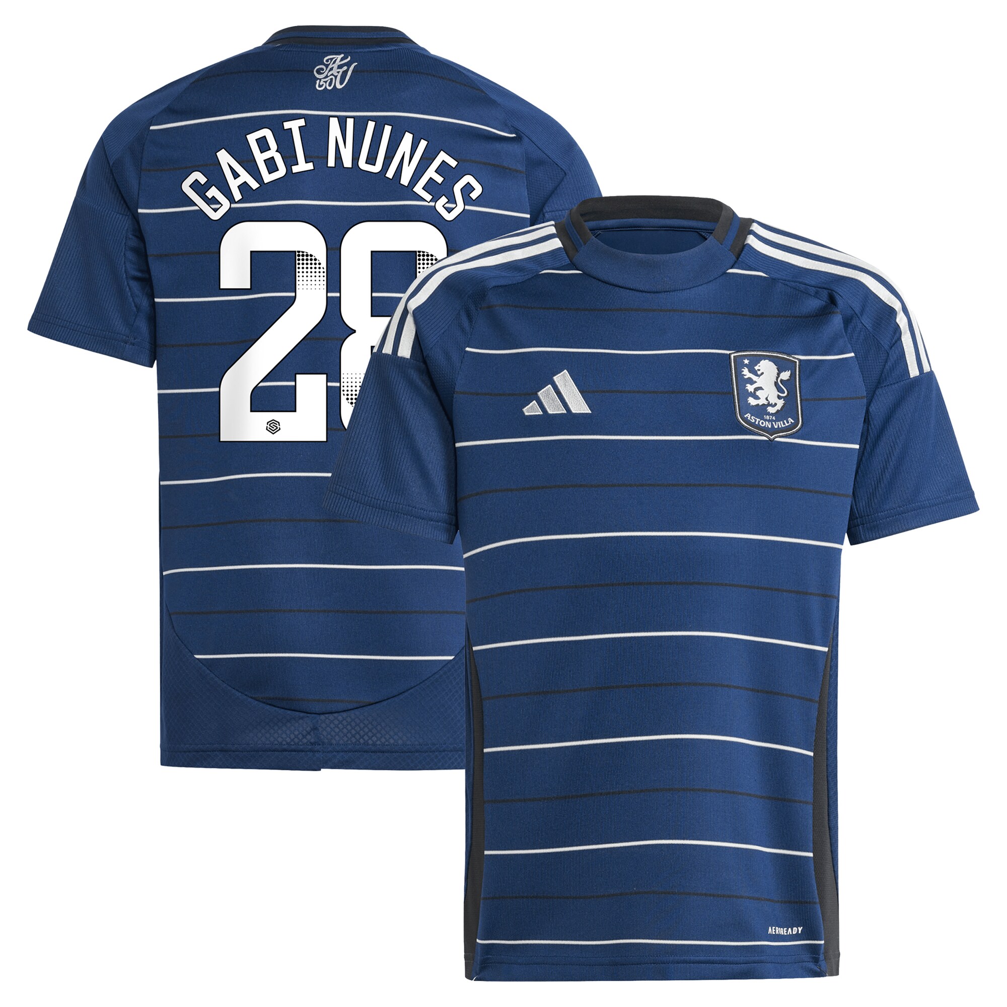 aston villa adidas wsl third shirt 2024-25 – kids with gabi nunes 28 printing Collection | Aston Villa Shirts and Official Gear