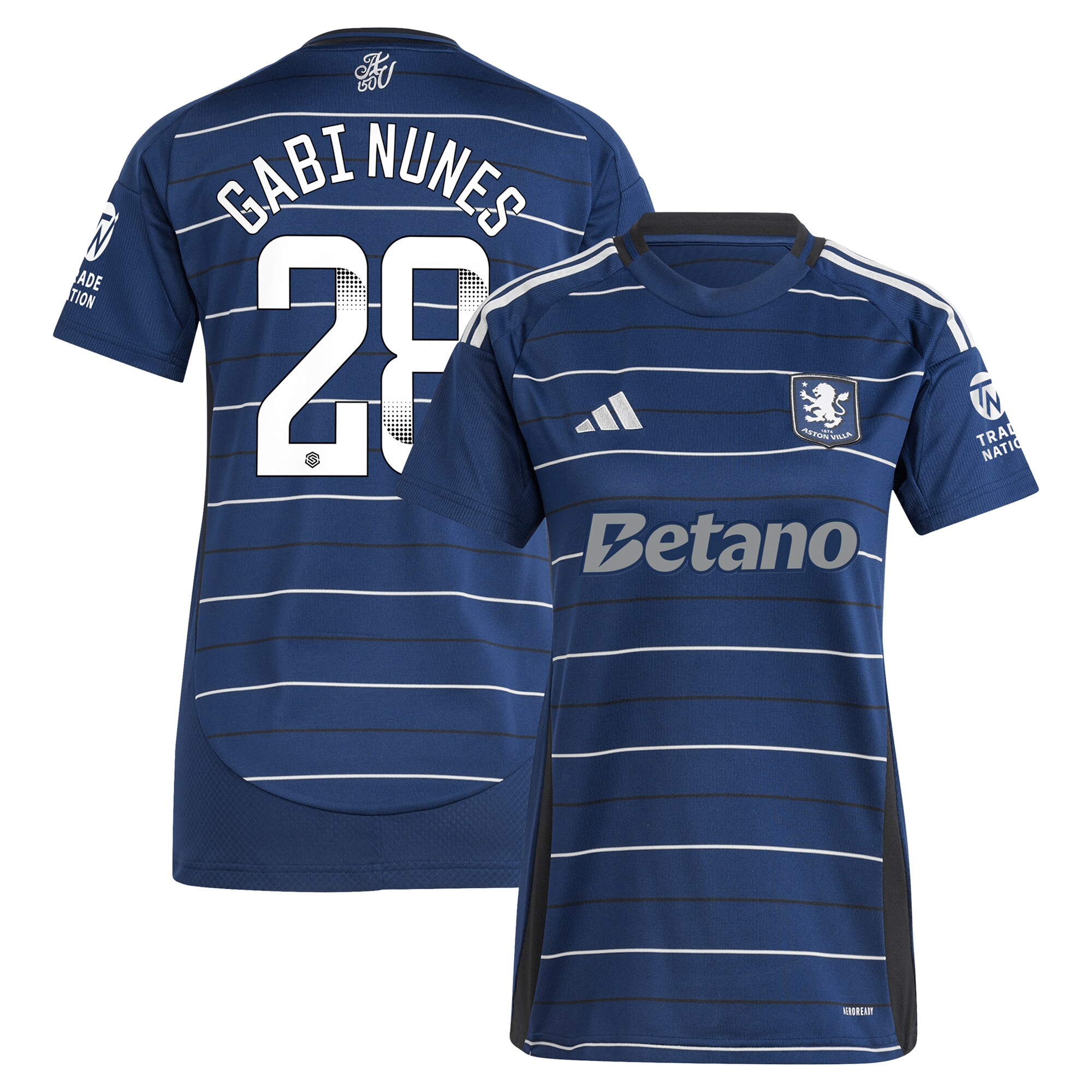 aston villa adidas wsl third shirt 2024-25 – womens with gabi nunes 28 printing Collection | Aston Villa Shirts and Official Gear