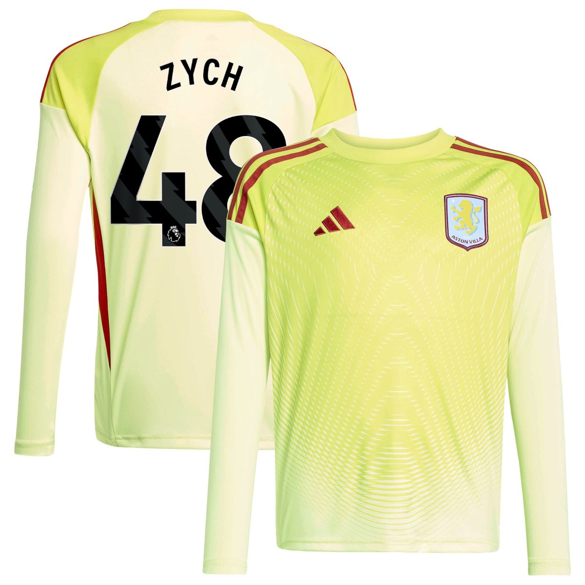 aston villa away goalkeeper shirt 2025-26 – kids with zych 48 printing Collection | Aston Villa Shirts and Official Gear