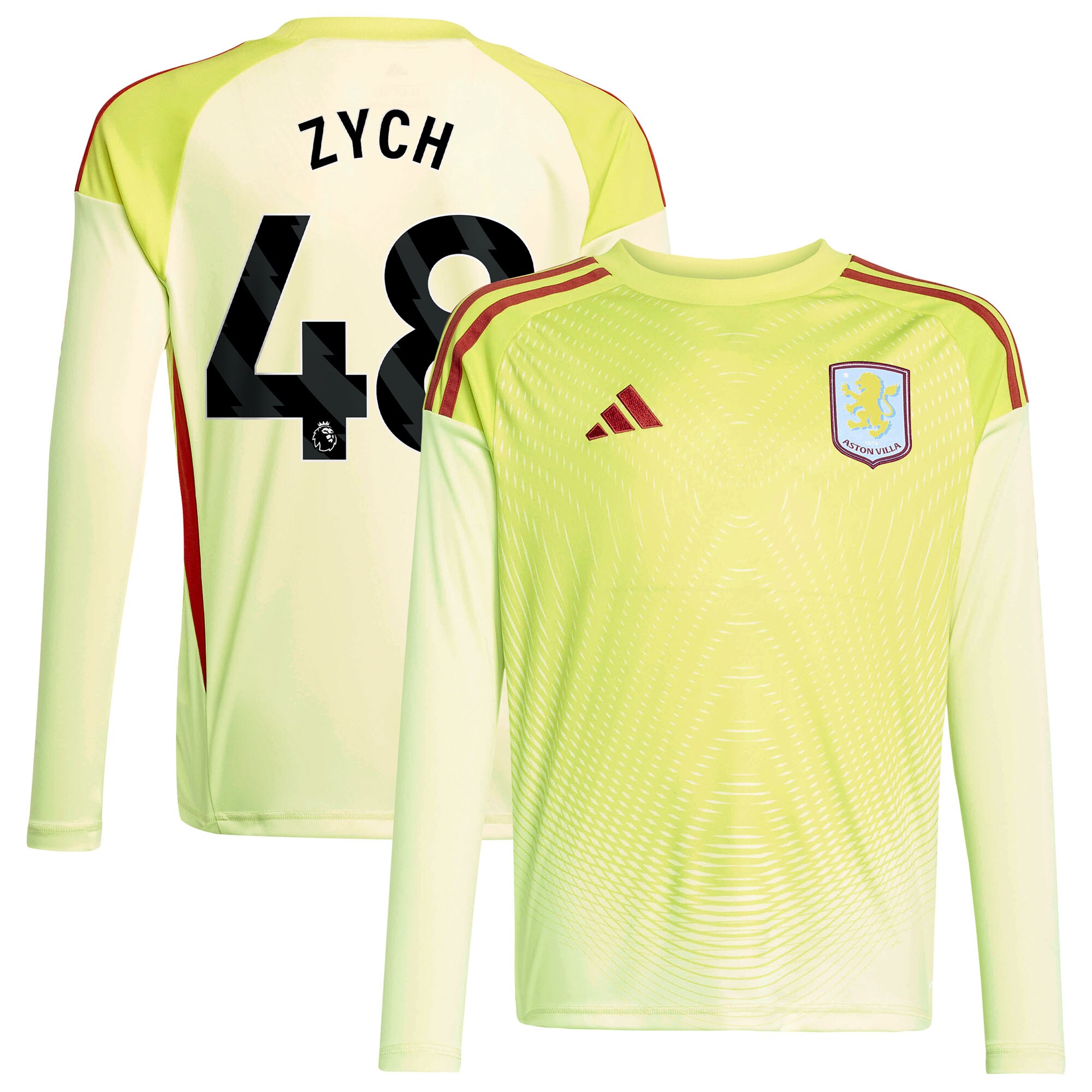 aston villa away goalkeeper shirt 2025-26 – kids with zych 48 printing Collection | Aston Villa Shirts and Official Gear