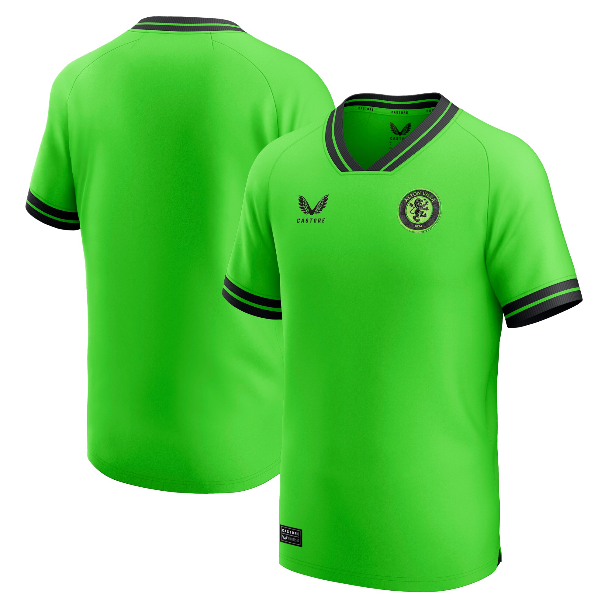 aston villa castore away goalkeeper shirt 2023-24 – kids with custom printing Collection | Aston Villa Shirts and Official Gear