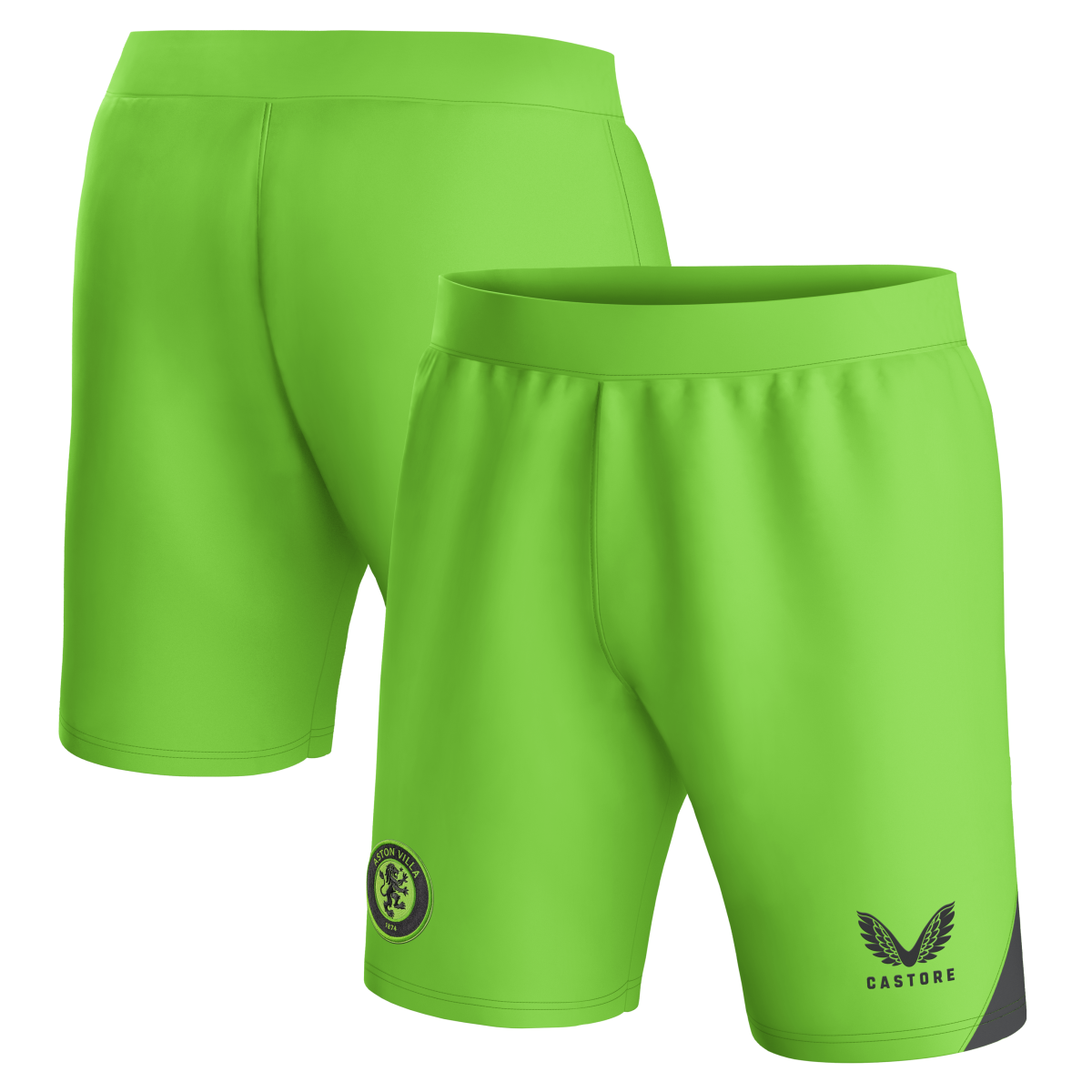 aston villa castore away goalkeeper shorts 2023-24 – kids – 13385917 with custom printing Collection | Aston Villa Shirts and Official Gear
