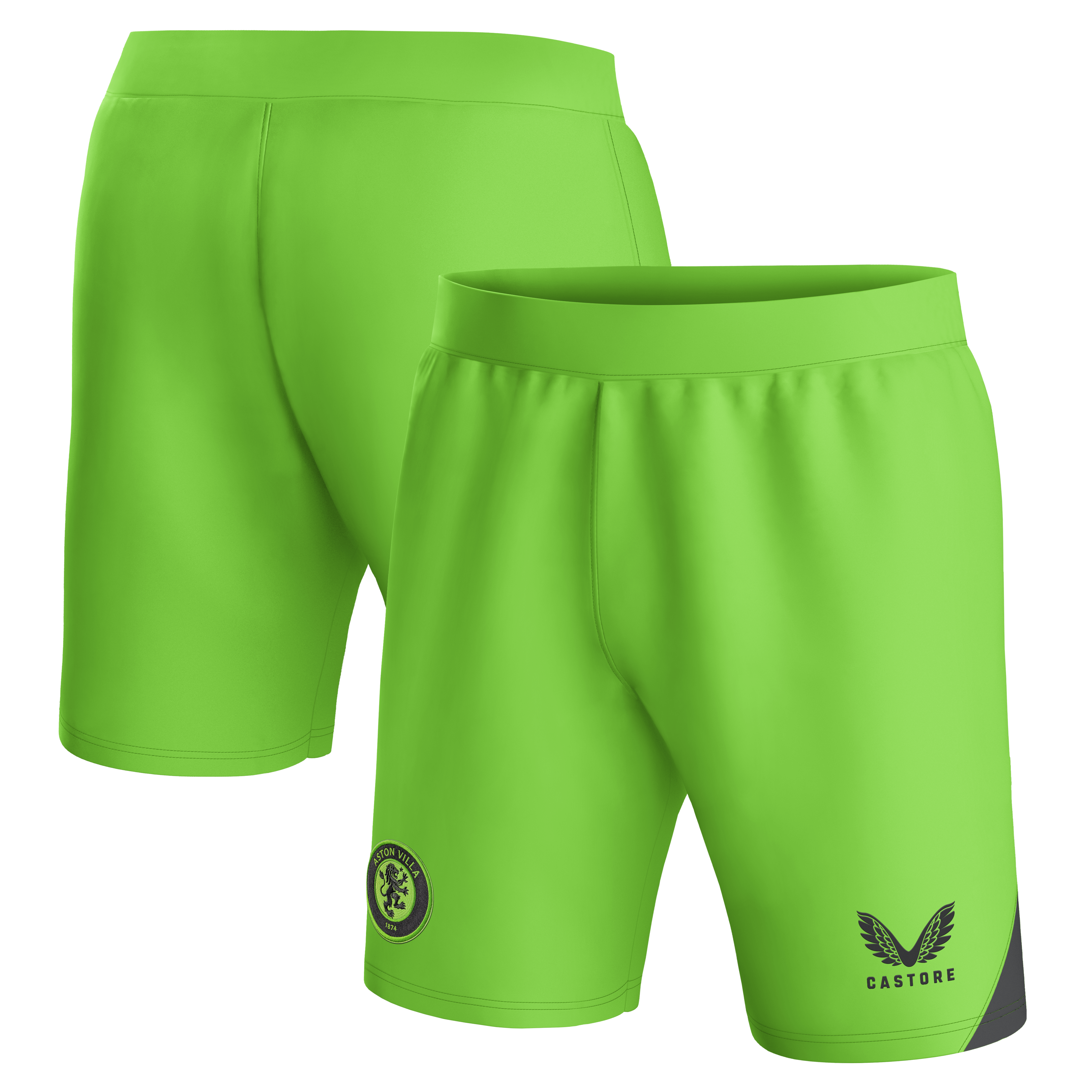 aston villa castore away goalkeeper shorts 2023-24 – kids – 13385917 with custom printing Collection | Aston Villa Shirts and Official Gear