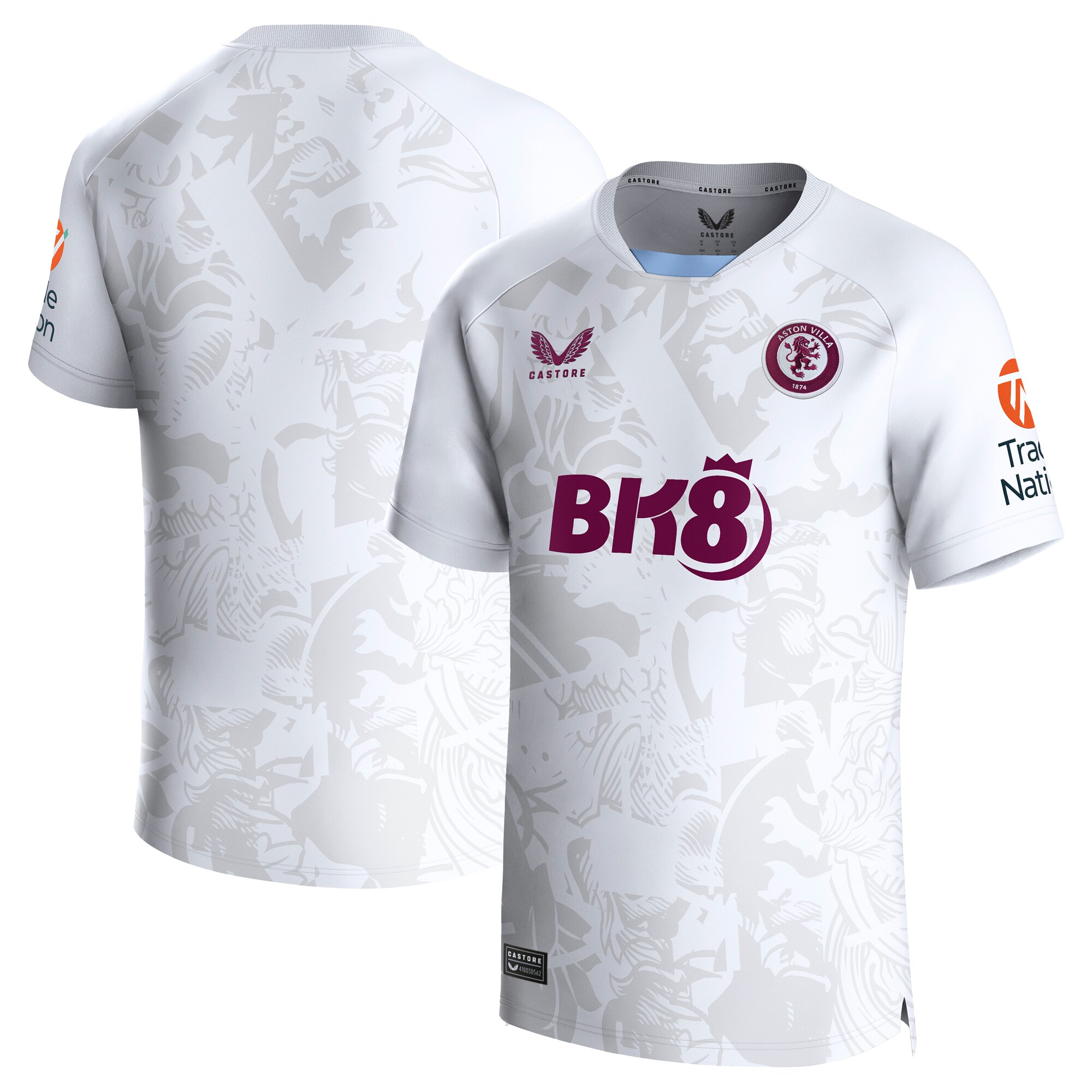 aston villa castore away shirt 2023-24 with custom printing Collection | Aston Villa Shirts and Official Gear