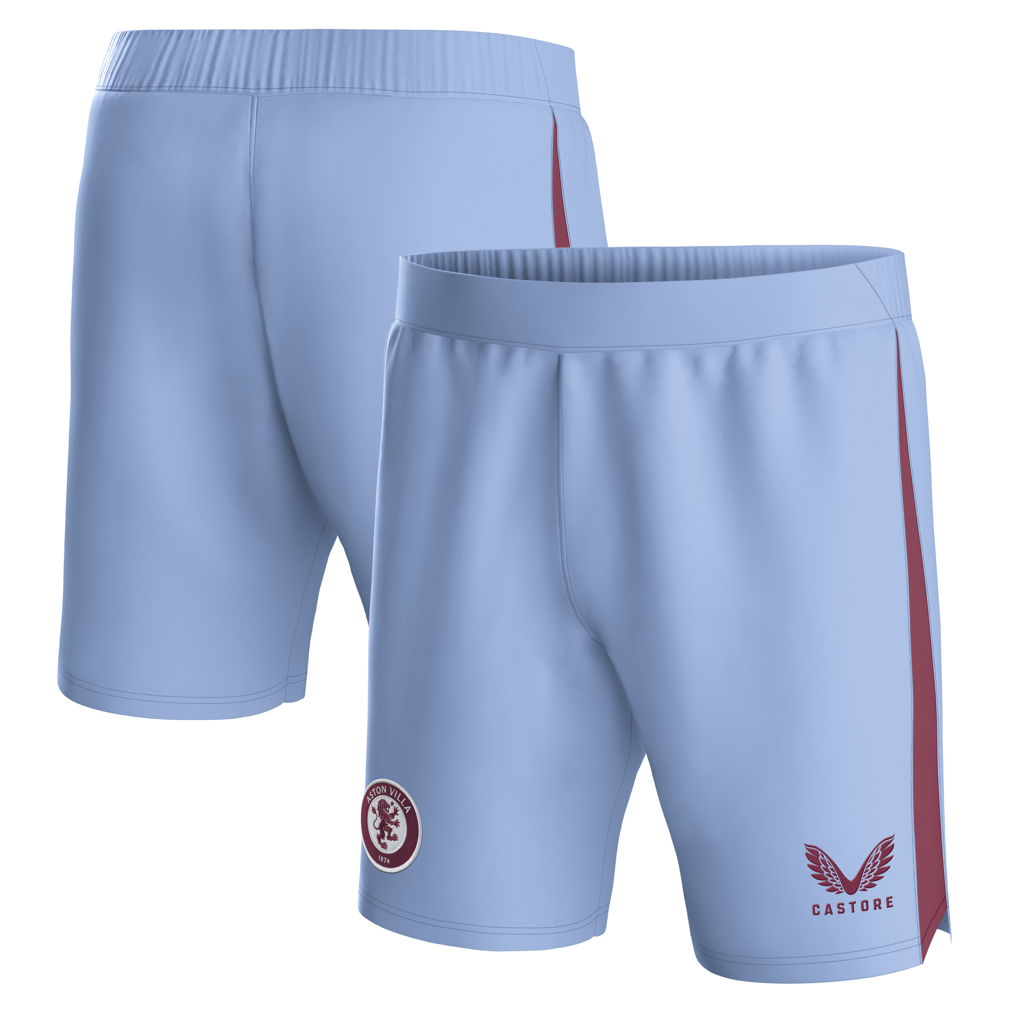 aston villa castore away shorts 2023-24 – kids with custom printing Collection | Aston Villa Shirts and Official Gear