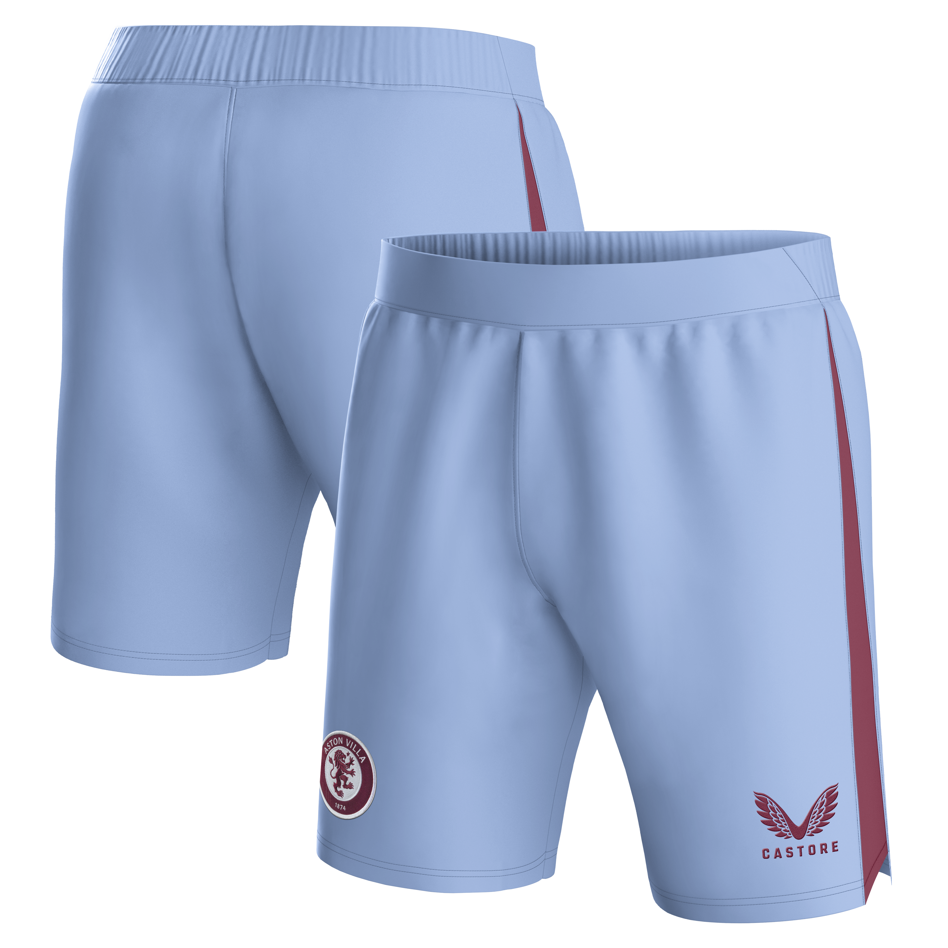 aston villa castore away shorts 2023-24 with custom printing Collection | Aston Villa Shirts and Official Gear