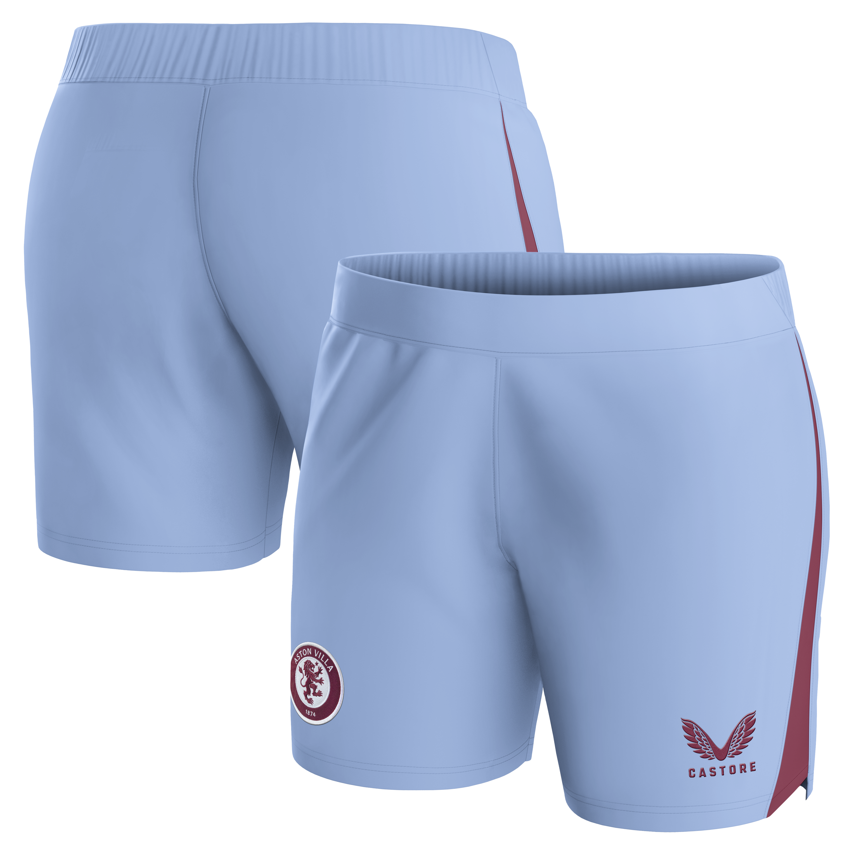 aston villa castore away shorts 2023-24 – womens with custom printing Collection | Aston Villa Shirts and Official Gear