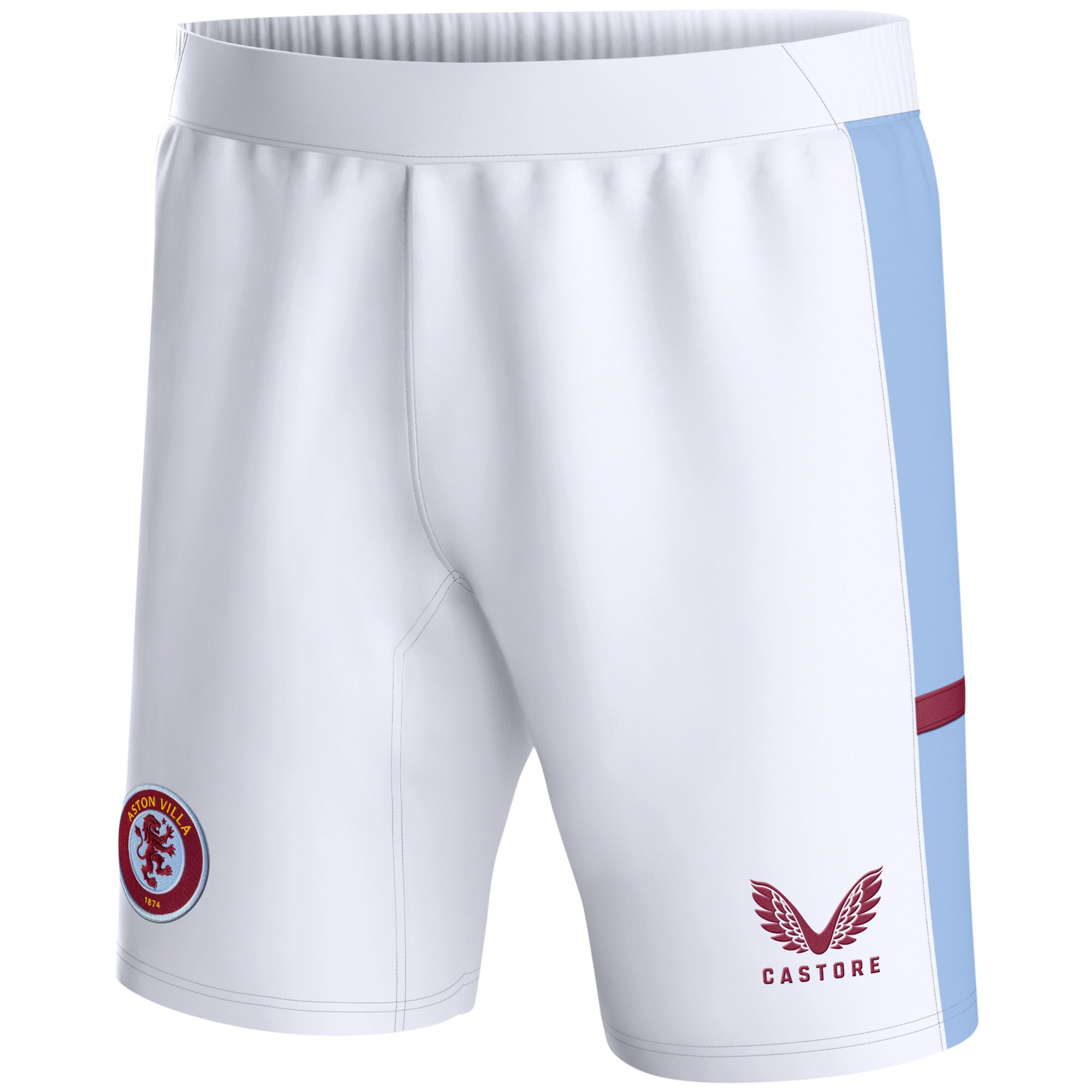 aston villa castore home shorts 2023-24 – kids with custom printing Collection | Aston Villa Shirts and Official Gear
