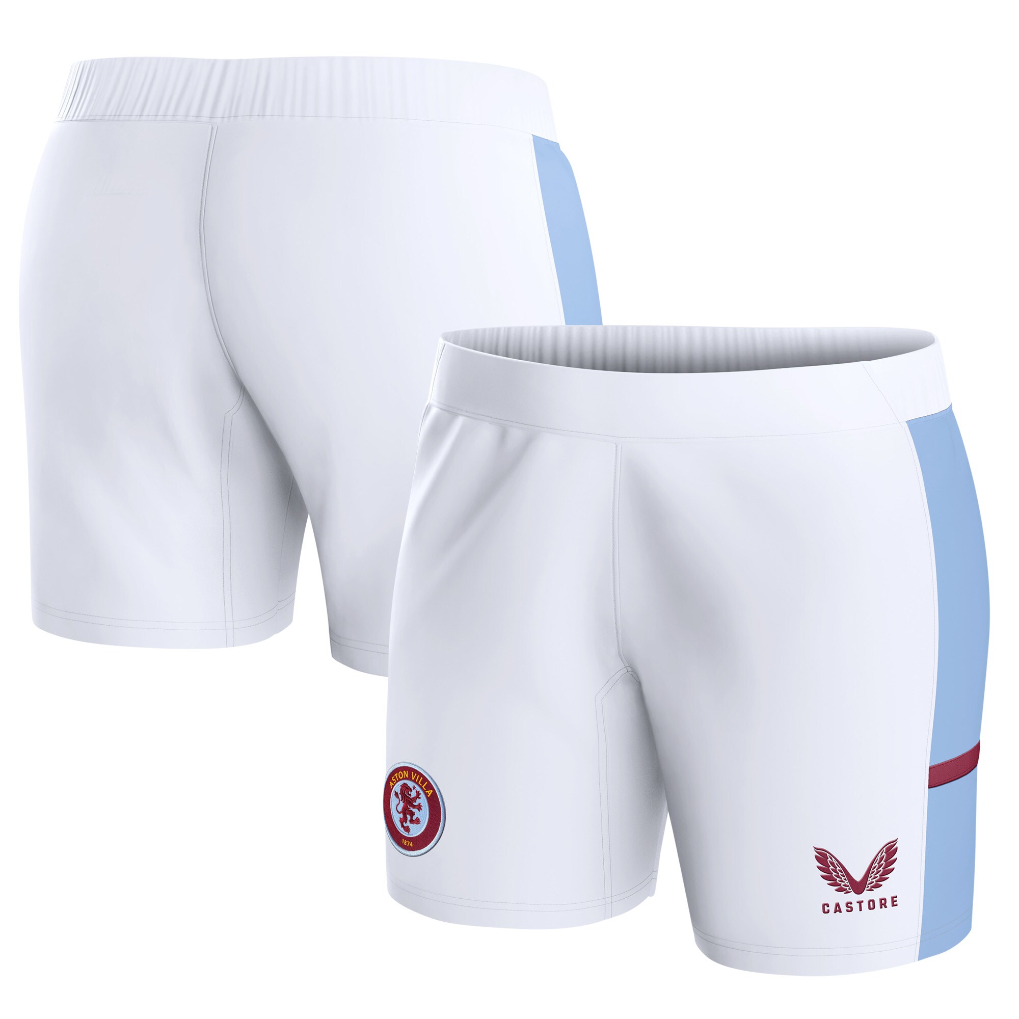 aston villa castore home shorts 2023-24 – womens with custom printing Collection | Aston Villa Shirts and Official Gear