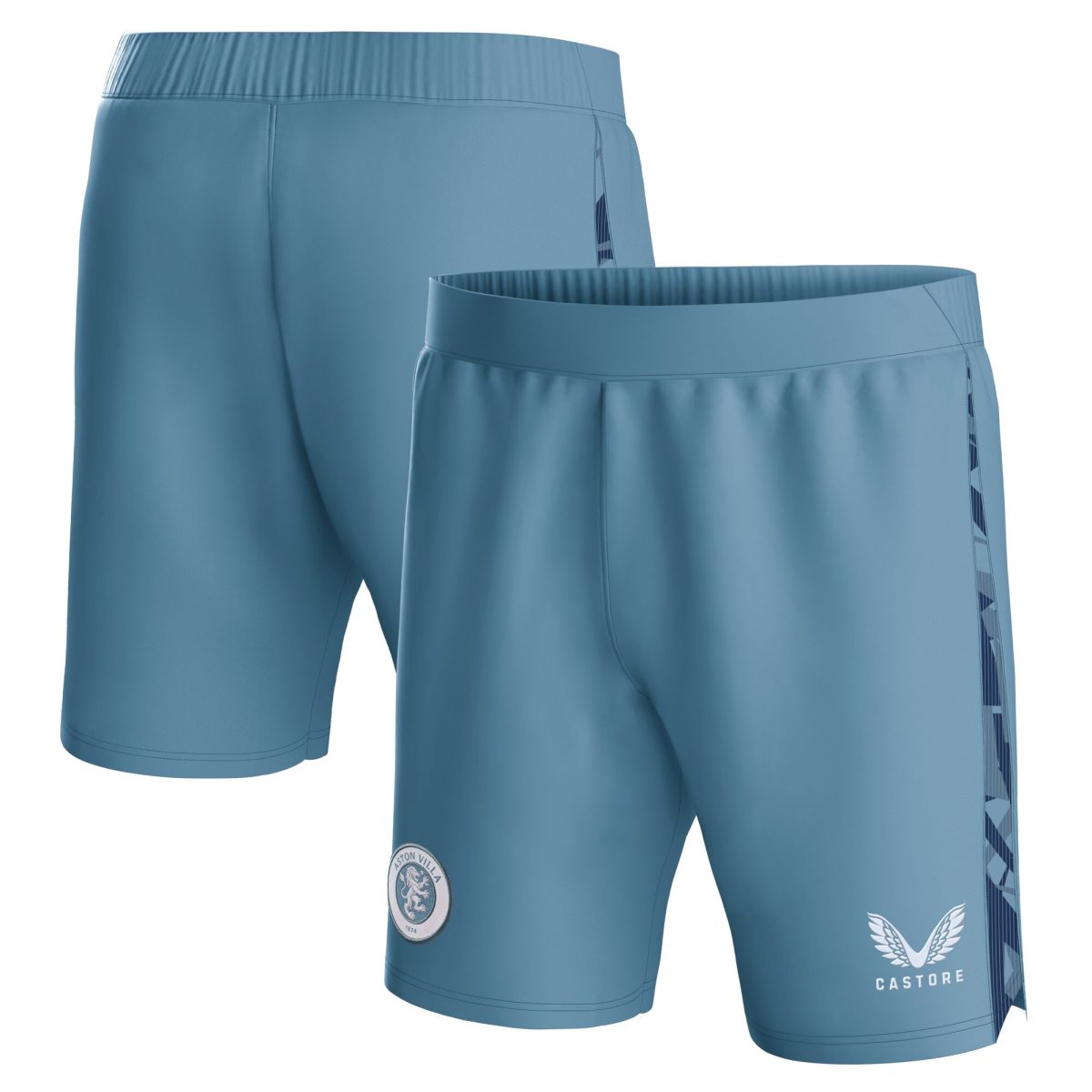 aston villa castore third shorts 2023-24 – kids with custom printing Collection | Aston Villa Shirts and Official Gear