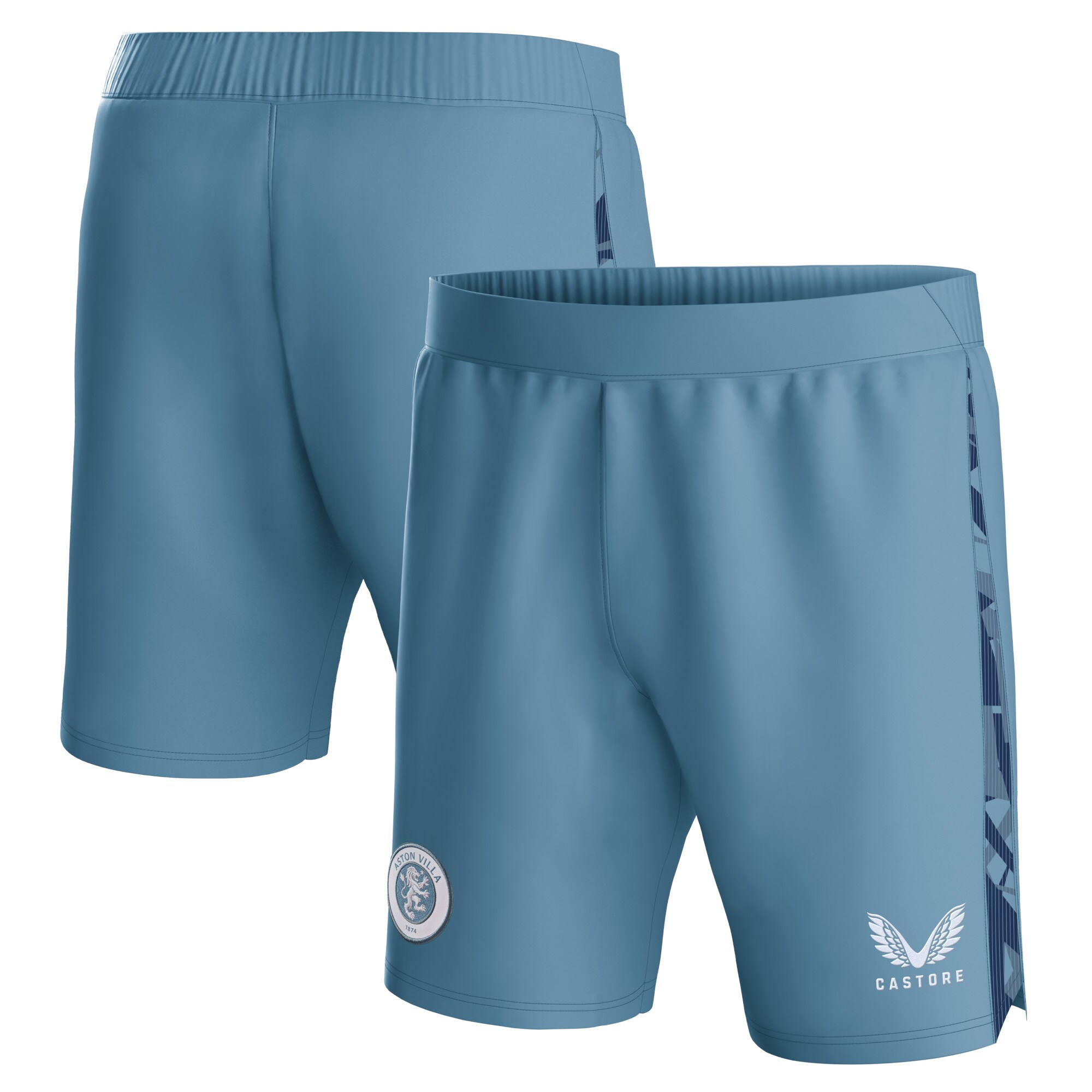 aston villa castore third shorts 2023-24 – kids with custom printing Collection | Aston Villa Shirts and Official Gear