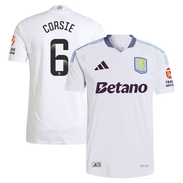 aston villa wsl adidas away authentic shirt 2024-25 with corsie 6 printing Collection | Aston Villa Shirts and Official Gear