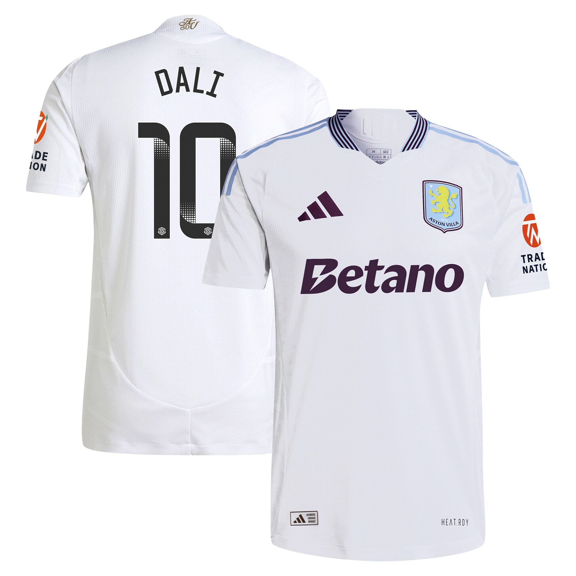 aston villa wsl adidas away authentic shirt 2024-25 with dali 10 printing Collection | Aston Villa Shirts and Official Gear