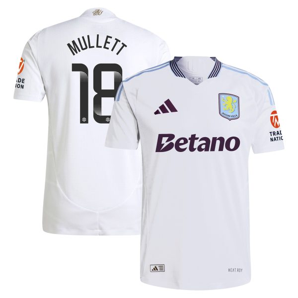 aston villa wsl adidas away authentic shirt 2024-25 with mullett 18 printing Collection | Aston Villa Shirts and Official Gear