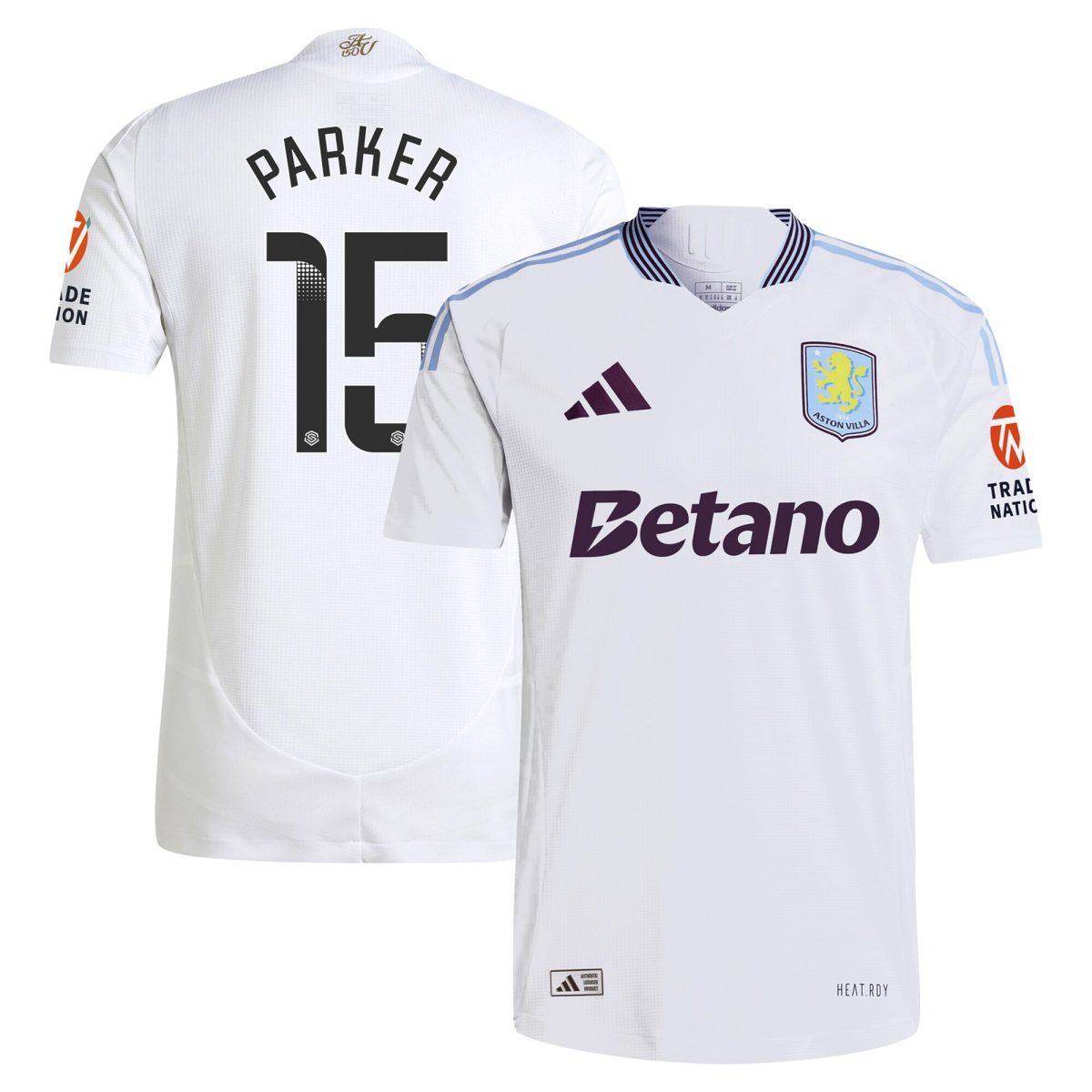 aston villa wsl adidas away authentic shirt 2024-25 with parker 15 printing Collection | Aston Villa Shirts and Official Gear