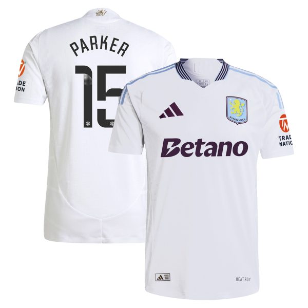 aston villa wsl adidas away authentic shirt 2024-25 with parker 15 printing Collection | Aston Villa Shirts and Official Gear