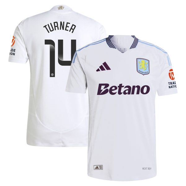 aston villa wsl adidas away authentic shirt 2024-25 with turner 14 printing Collection | Aston Villa Shirts and Official Gear