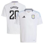 aston villa wsl adidas away shirt 2024-25 – kids with hanson 20 printing Collection | Aston Villa Shirts and Official Gear