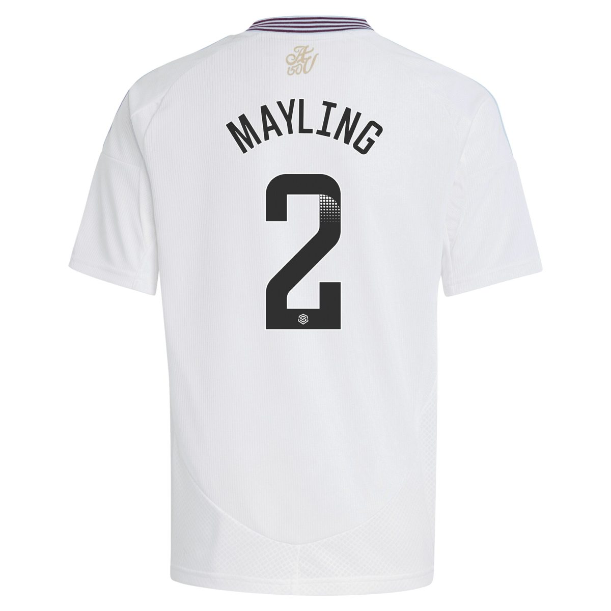 aston villa wsl adidas away shirt 2024-25 – kids with mayling 2 printing Collection | Aston Villa Shirts and Official Gear