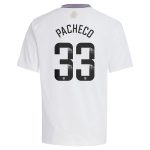 aston villa wsl adidas away shirt 2024-25 – kids with pacheco 33 printing Collection | Aston Villa Shirts and Official Gear