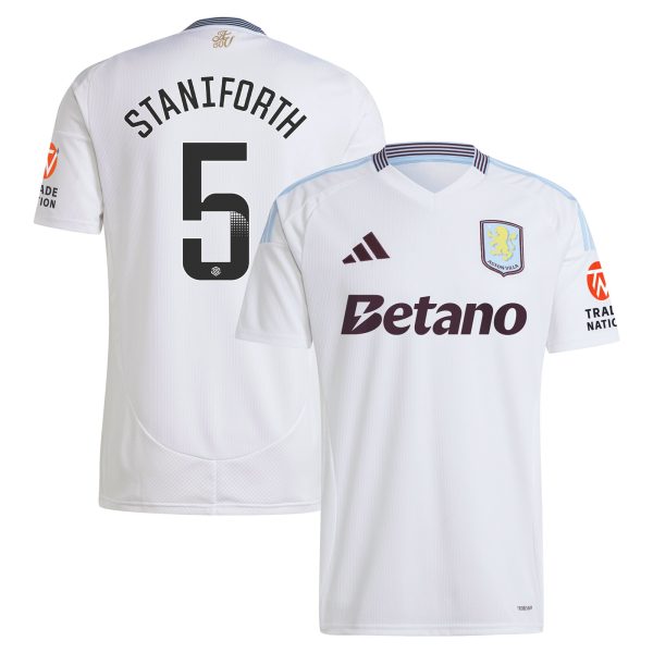 aston villa wsl adidas away shirt 2024-25 with staniforth 5 printing Collection | Aston Villa Shirts and Official Gear