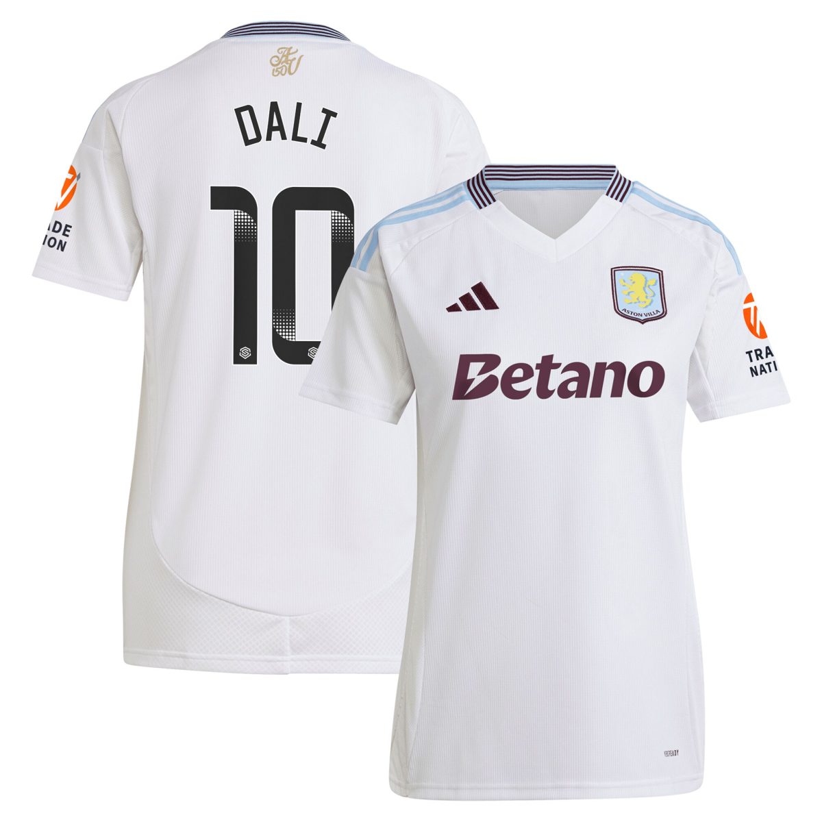 aston villa wsl adidas away shirt 2024-25 – womens with dali 10 printing Collection | Aston Villa Shirts and Official Gear
