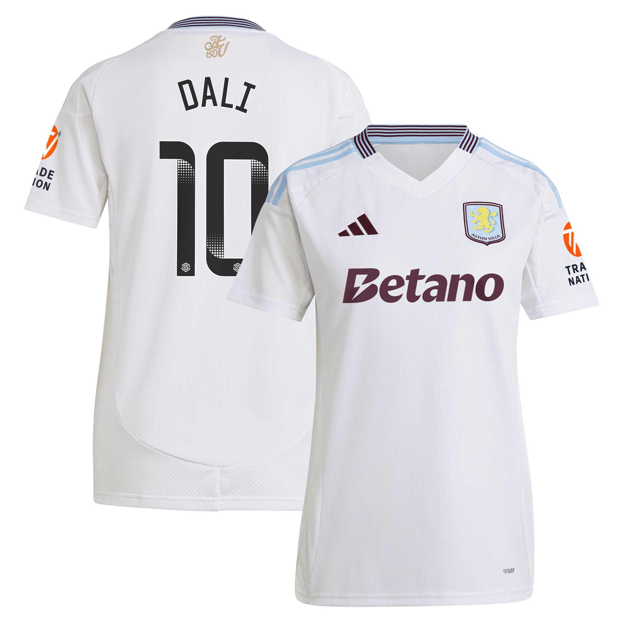 aston villa wsl adidas away shirt 2024-25 – womens with dali 10 printing Collection | Aston Villa Shirts and Official Gear