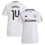 aston villa wsl adidas away shirt 2024-25 – womens with turner 14 printing Collection | Aston Villa Shirts and Official Gear