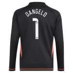 aston villa wsl adidas goalkeeper shirt 2024-25 – long sleeve – kids with d8217angelo 1 printing Collection | Aston Villa Shirts and Official Gear