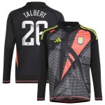 aston villa wsl adidas goalkeeper shirt 2024-25 – long sleeve – kids with talbert 26 printing Collection | Aston Villa Shirts and Official Gear