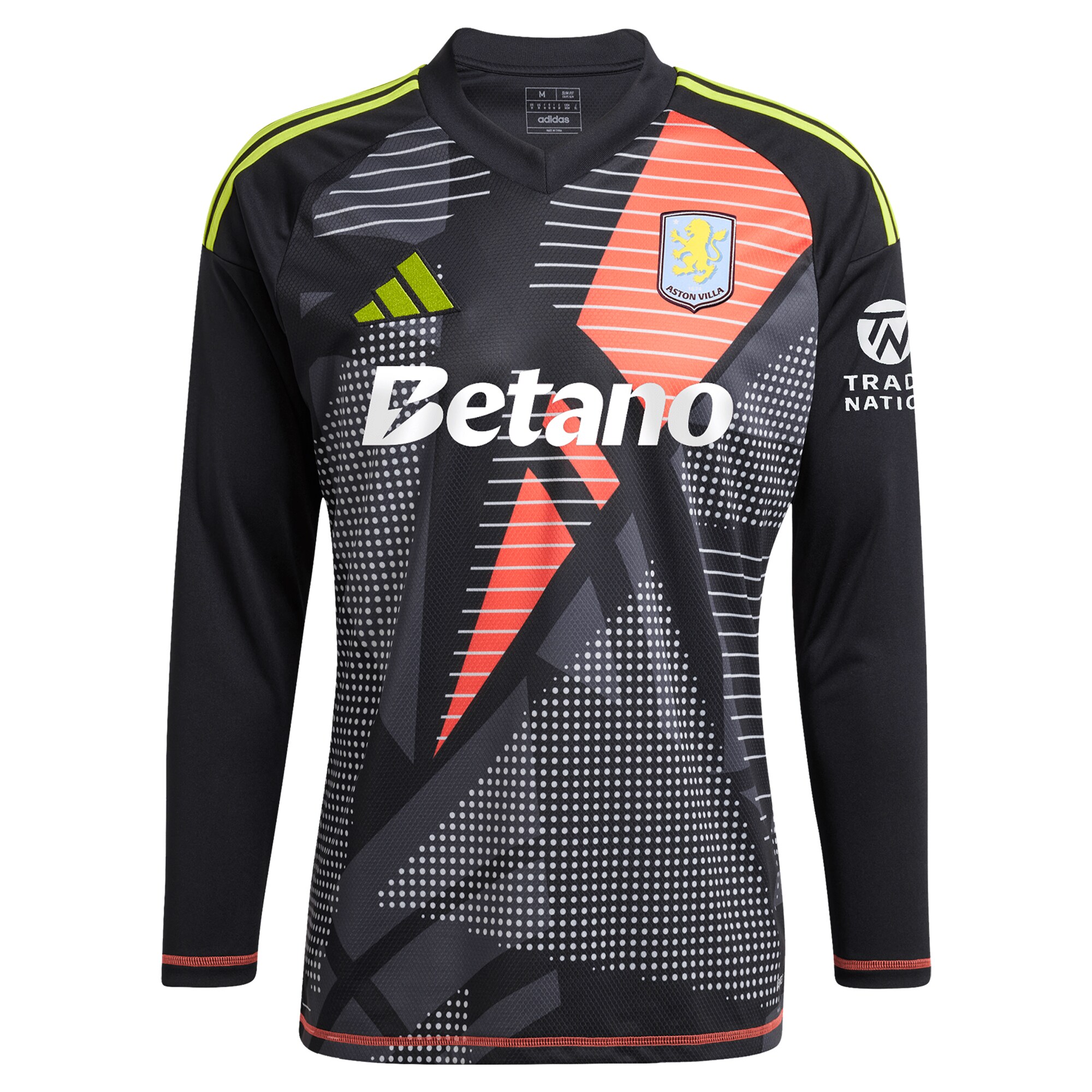 aston villa wsl adidas goalkeeper shirt 2024-25 – long sleeve with d8217angelo 1 printing Collection | Aston Villa Shirts and Official Gear