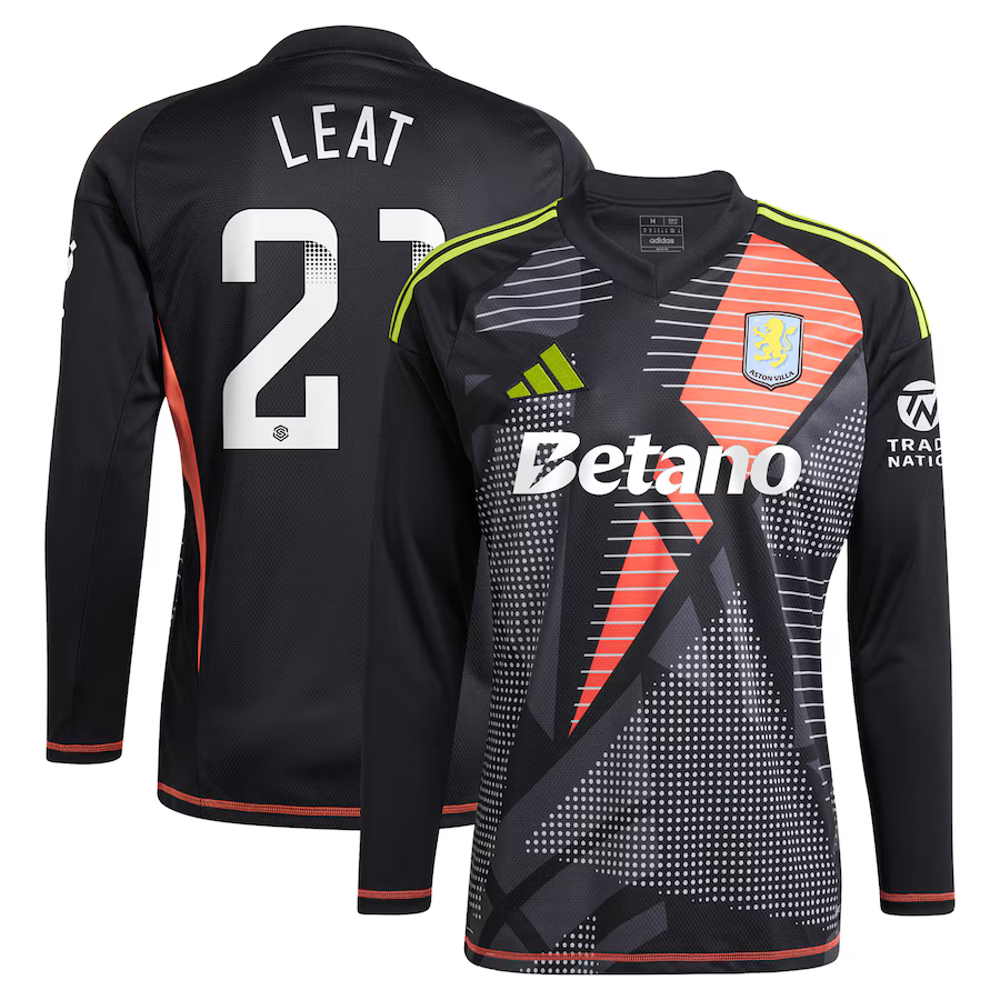 aston villa wsl adidas goalkeeper shirt 2024-25 – long sleeve with leat 21 printing – 202030947 Collection | Aston Villa Shirts and Official Gear