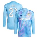 aston villa wsl adidas goalkeeper shirt 2024-25 – long sleeve with leat 21 printing – 202030996 Collection | Aston Villa Shirts and Official Gear