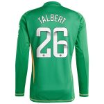 aston villa wsl adidas goalkeeper shirt 2024-25 – long sleeve with talbert 26 printing 202849399 Collection | Aston Villa Shirts and Official Gear