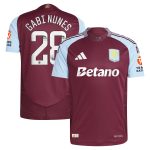 aston villa wsl adidas home authentic shirt 2024-25 with gabi nunes 28 printing Collection | Aston Villa Shirts and Official Gear
