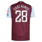 aston villa wsl adidas home authentic shirt 2024-25 with gabi nunes 28 printing Collection | Aston Villa Shirts and Official Gear