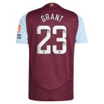 aston villa wsl adidas home authentic shirt 2024-25 with grant 23 printing Collection | Aston Villa Shirts and Official Gear