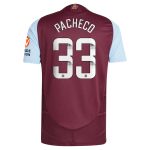 aston villa wsl adidas home authentic shirt 2024-25 with pacheco 33 printing Collection | Aston Villa Shirts and Official Gear
