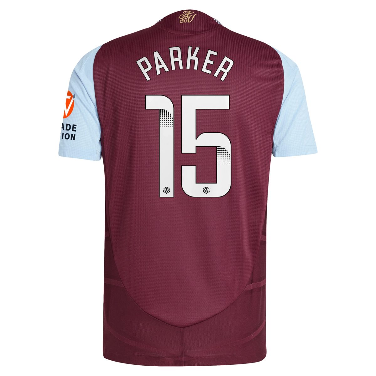 aston villa wsl adidas home authentic shirt 2024-25 with parker 15 printing Collection | Aston Villa Shirts and Official Gear