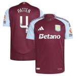 aston villa wsl adidas home authentic shirt 2024-25 with patten 4 printing Collection | Aston Villa Shirts and Official Gear
