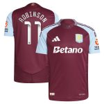 aston villa wsl adidas home authentic shirt 2024-25 with robinson 11 printing Collection | Aston Villa Shirts and Official Gear